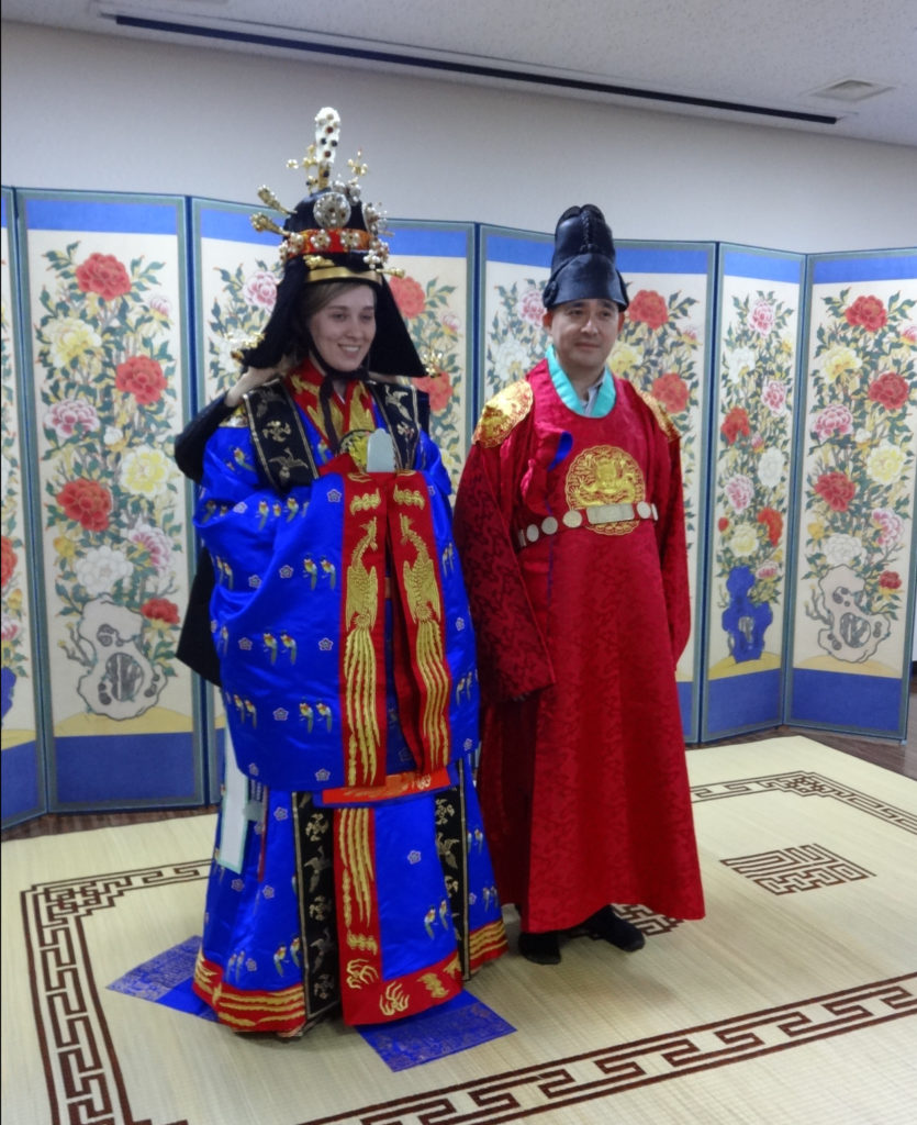 King and Queen's Royal attire.