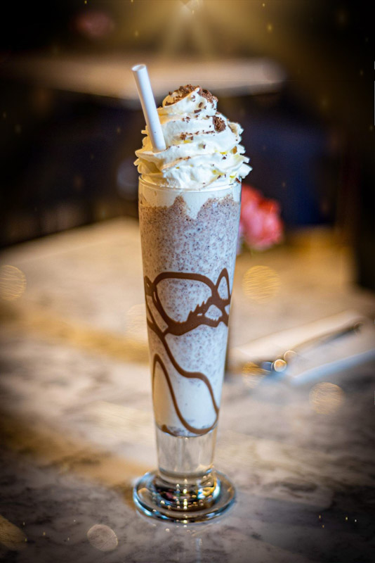 White heaven milkshake at Heavenly desserts