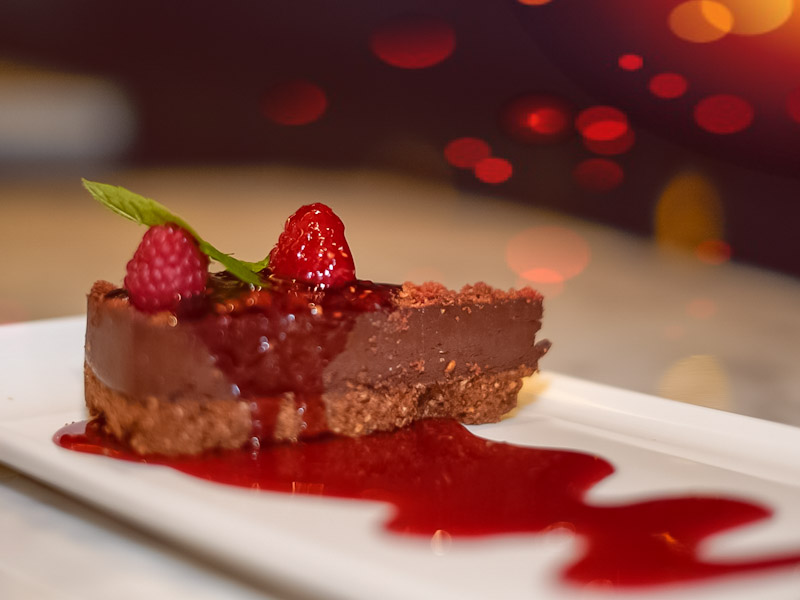 Belgian Chocolate and Raspberry Torte